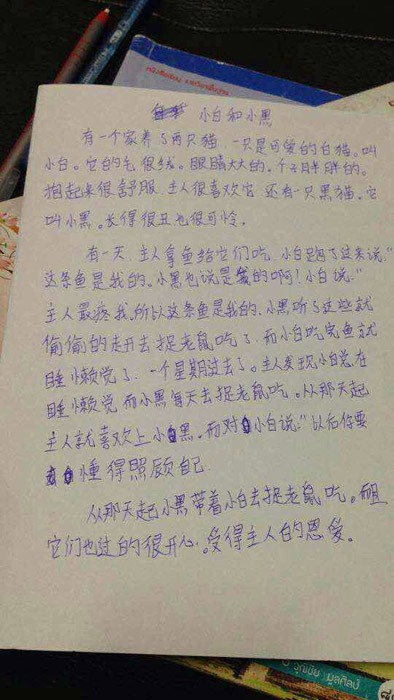 高考临近 看看外国人把中国高考作文写成啥样