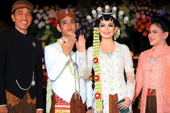印尼总统长子大婚 新婚妻子曾是选美比赛冠军