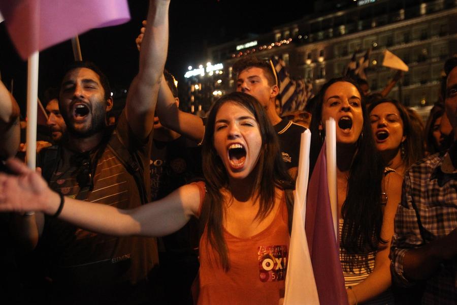 希腊公投显示不接受救助协议 或被迫退出欧元区