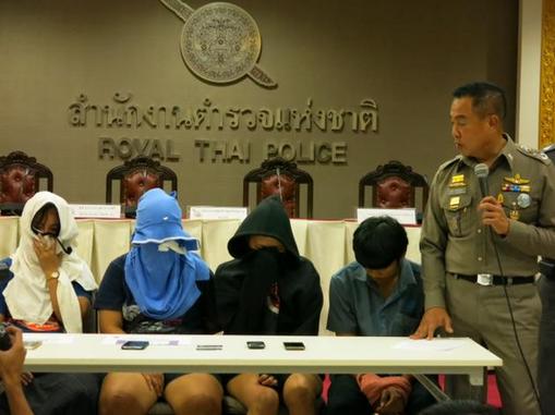 涉嫌贩卖泰国女性至中国卖淫 5名泰国人被捕