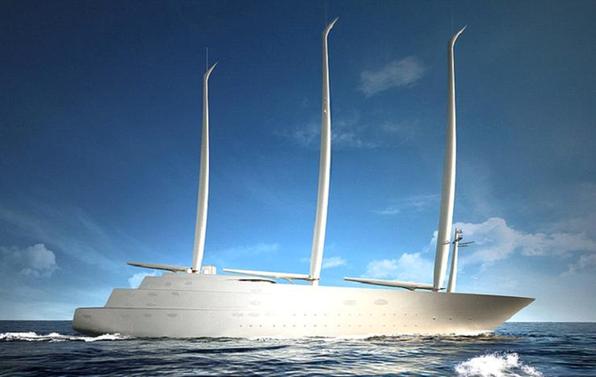俄罗斯富豪斥资2.92亿英镑打造史诗般风帆游艇