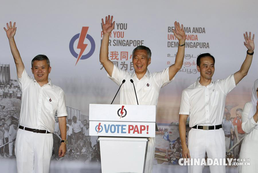 新加坡执政党高票赢得国会选举继续执政
