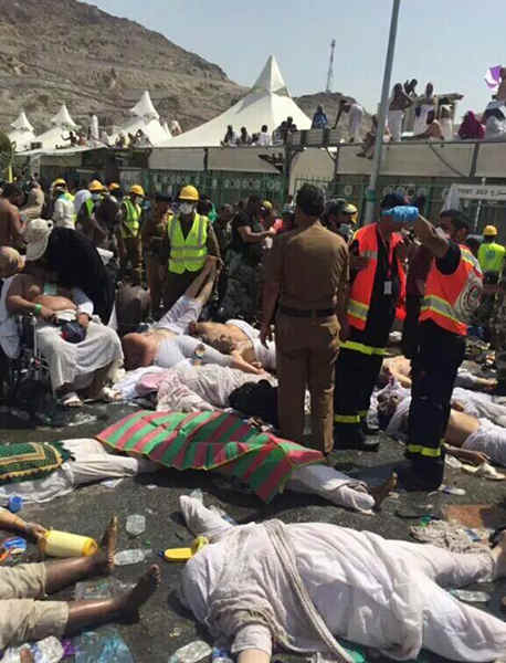 沙特麦加发生朝觐踩踏 已致717人死863人伤