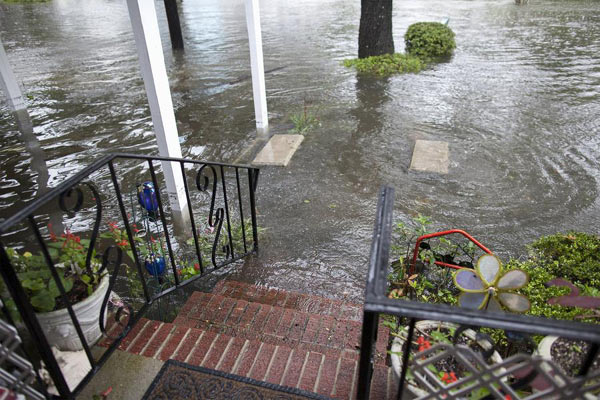 美国南卡罗来纳州遭遇千年一遇暴雨袭击