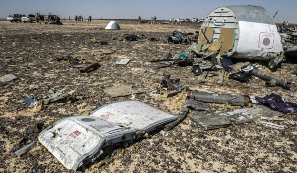 俄客机黑匣子数据指向炸弹袭击 俄暂停往来埃及航班