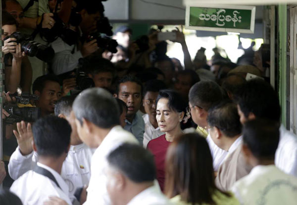 缅甸大选投票结束 最大反对党表乐观