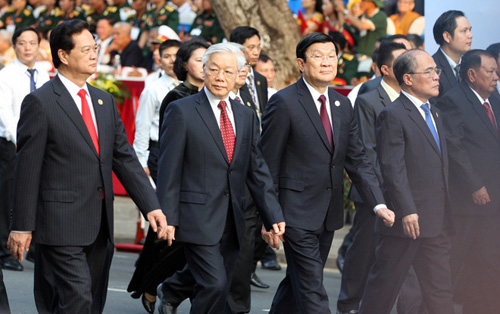 越南国家主席政府总理将在任职时宣誓