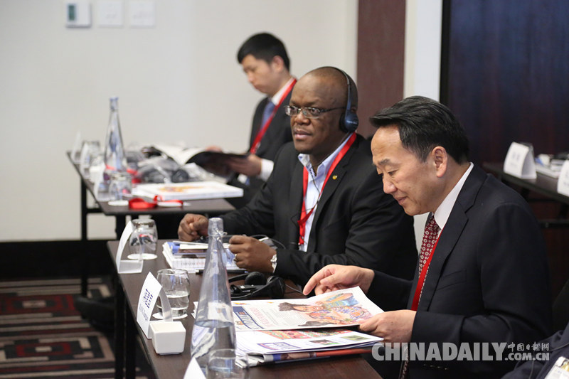 中国企业论坛暨《中国企业在非洲2015》画册发布式在约翰内斯堡举行