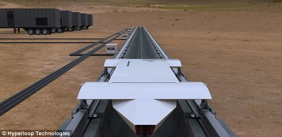 美国公司研制时速1200公里超级列车，预期2020年投入运行