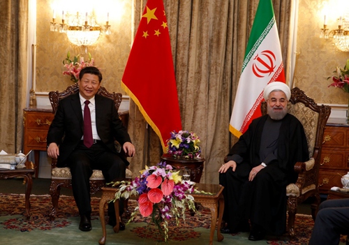 习近平同伊朗总统鲁哈尼举行会谈<BR>两国元首一致同意建立中伊全面战略伙伴关系