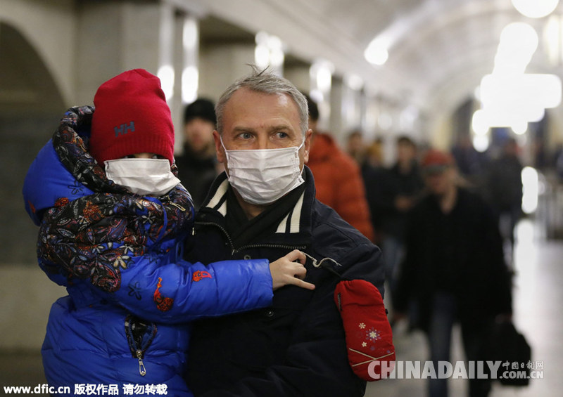 猪流感肆虐俄罗斯致107人死亡 民众戴口罩出行