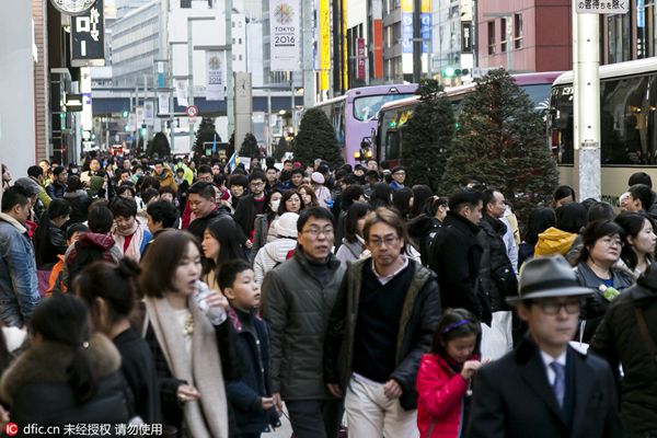 1月47.5万中国大陆游客赴日本 比去年同期翻一番