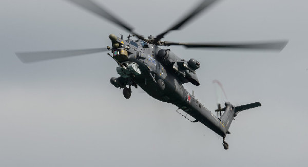 俄罗斯一架直升机在叙利亚坠毁 两名飞行员丧生