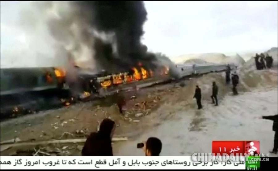 伊朗两火车相撞 已造成至少36人死亡