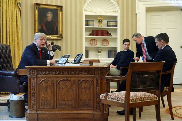 特朗普办公室白宫图片