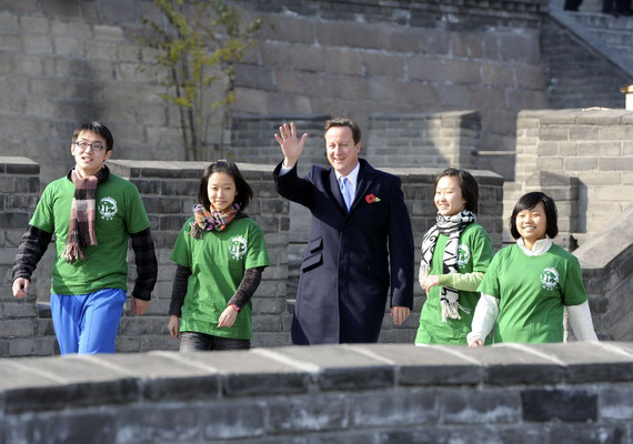 2010年11月10日,正在中国访问的英国首相卡梅伦第一次登上长城
