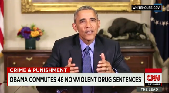 奥巴马给46名毒贩减刑 任职以来共宽减罪犯近90名