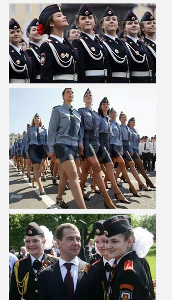 独舌：看各国阅兵式女兵 审美不同趣味多